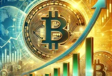 نمودار تحلیل رشد قیمت بیت کوین